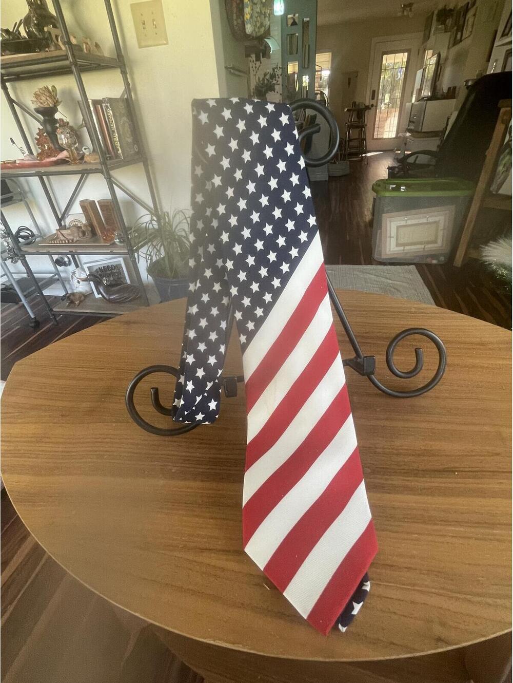 4th of July American Flag Men’s Necktie